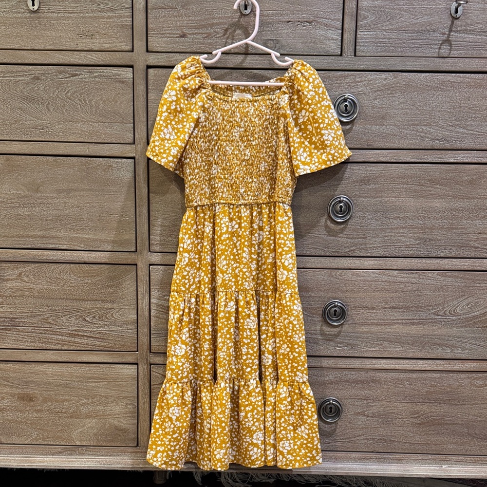 Hayden Girls Floral Smocked Dress